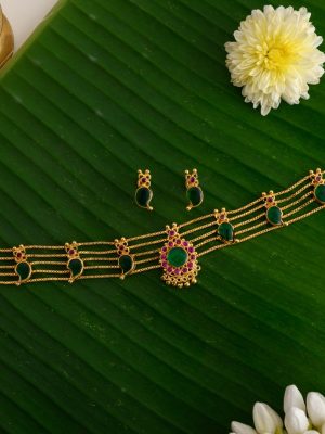 Kerala Green Mango Palakka Choker