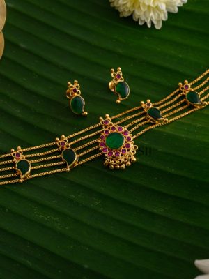 Kerala Green Mango Palakka Choker