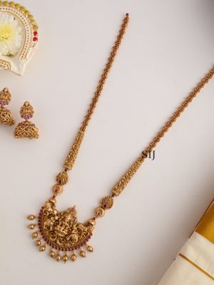 Antique Ruby Lakshmi Bridal Haram