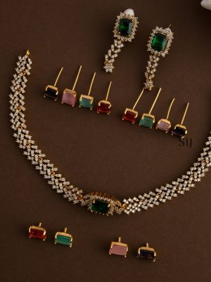 Artificial Interchangeable Matt Necklace