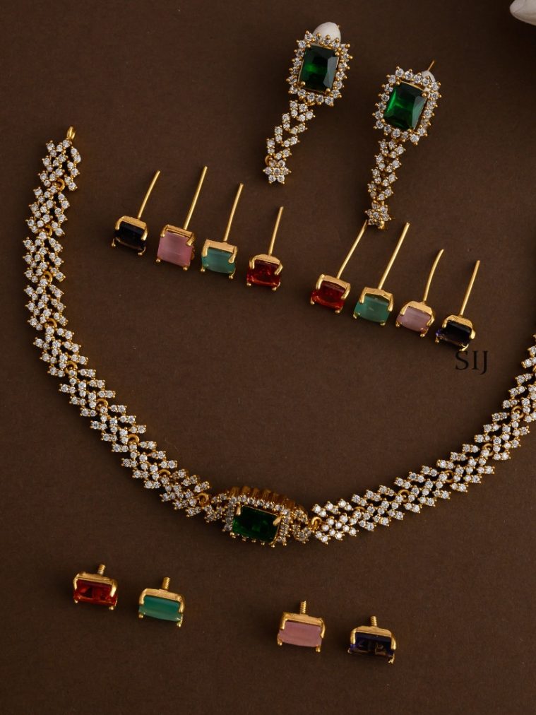 Artificial Interchangeable Matt Necklace