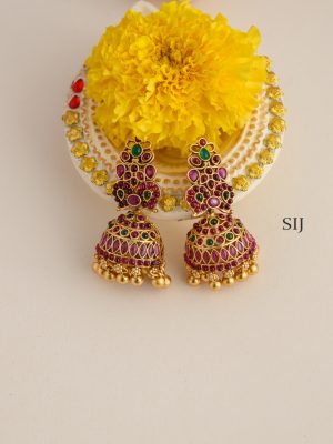 Traditional Kemp Ruby with Green Necklace