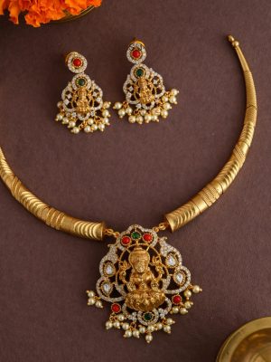 Traditional Navaratna Lakshmi Kanti Necklace