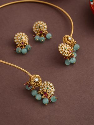 Imitation Floral Matt Hasli Necklace