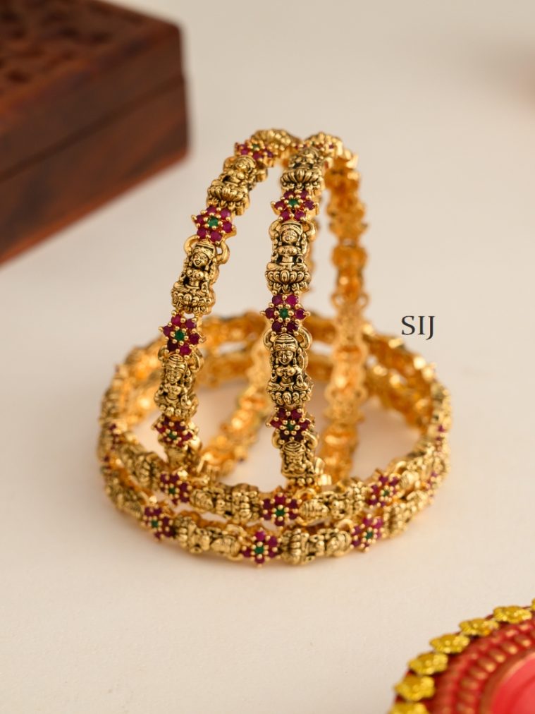 Antique Nakshi Bridal Bangle - Set of 4