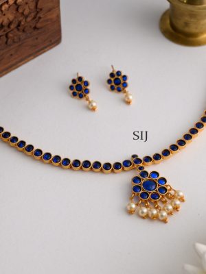 Traditional Blue Kemp Stone Attigai