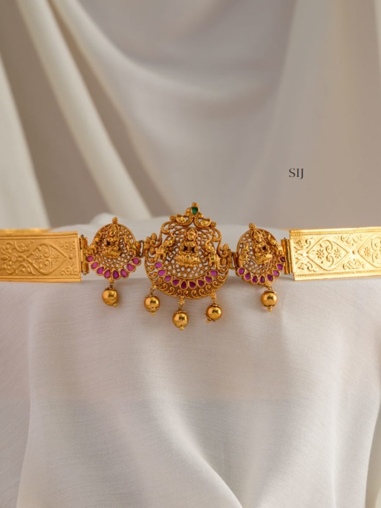 Traditional Lakshmi with Elephant Bridal Hip Belt