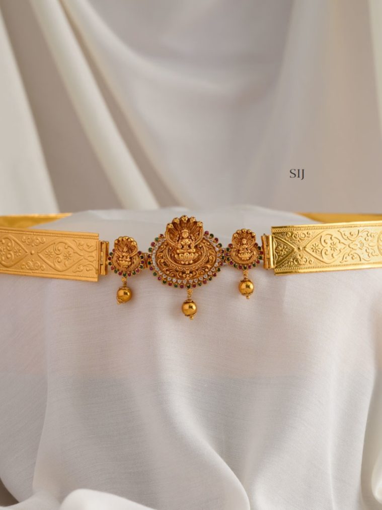 Traditional AD Stones Naga Lakshmi Bridal Hip Belt