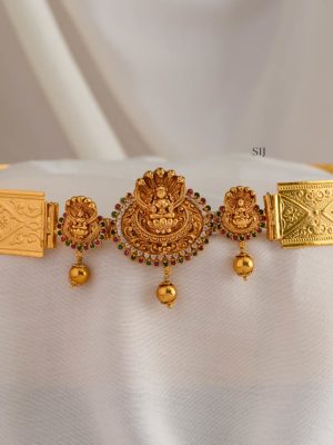 Traditional AD Stones Naga Lakshmi Bridal Hip Belt