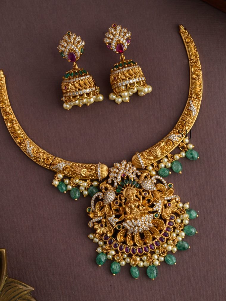 Antique Lakshmi Hasli Necklace