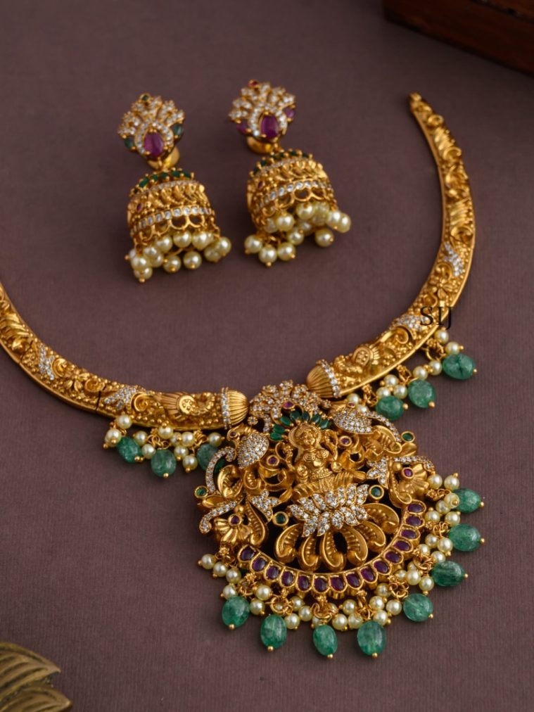 Antique Lakshmi Hasli Necklace