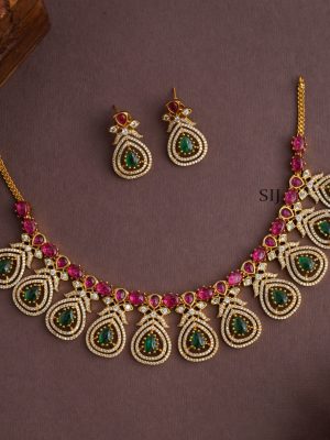 Imitation AD Stones Bridal Necklace