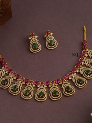 Imitation AD Stones Bridal Necklace