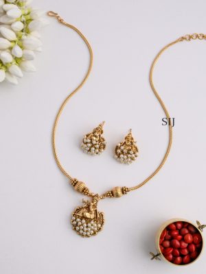 Lord Krishna Pearl Necklace