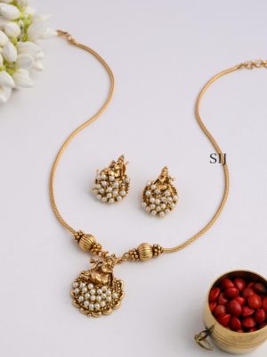 Lord Krishna Pearl Necklace
