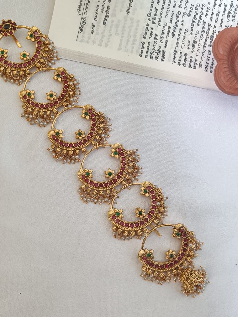 Gold Plated Bridal Jada Billa Set
