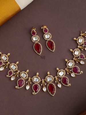AD Stones Studded Bridal Necklace