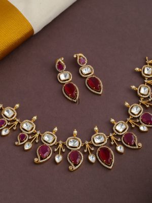 AD Stones Studded Bridal Necklace