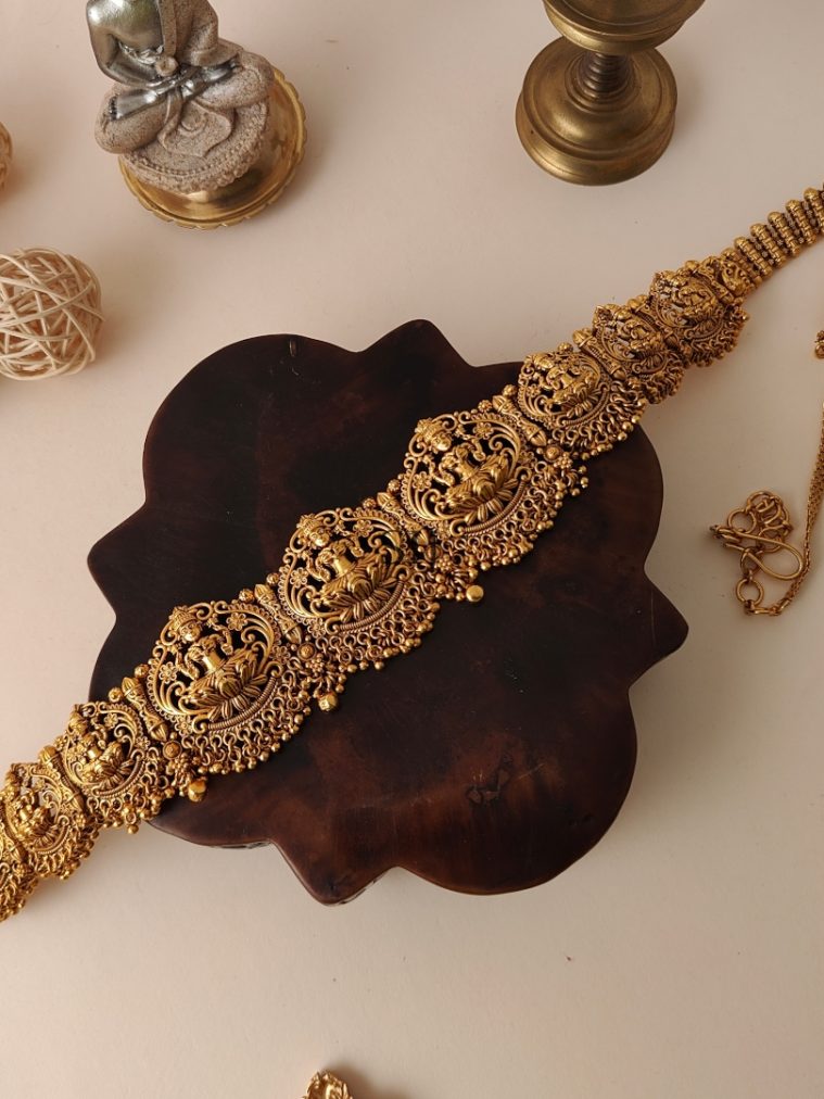 Antique Lakshmi Bridal Hip Chain