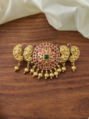 Floral Design Kemp Stone Hair Clip