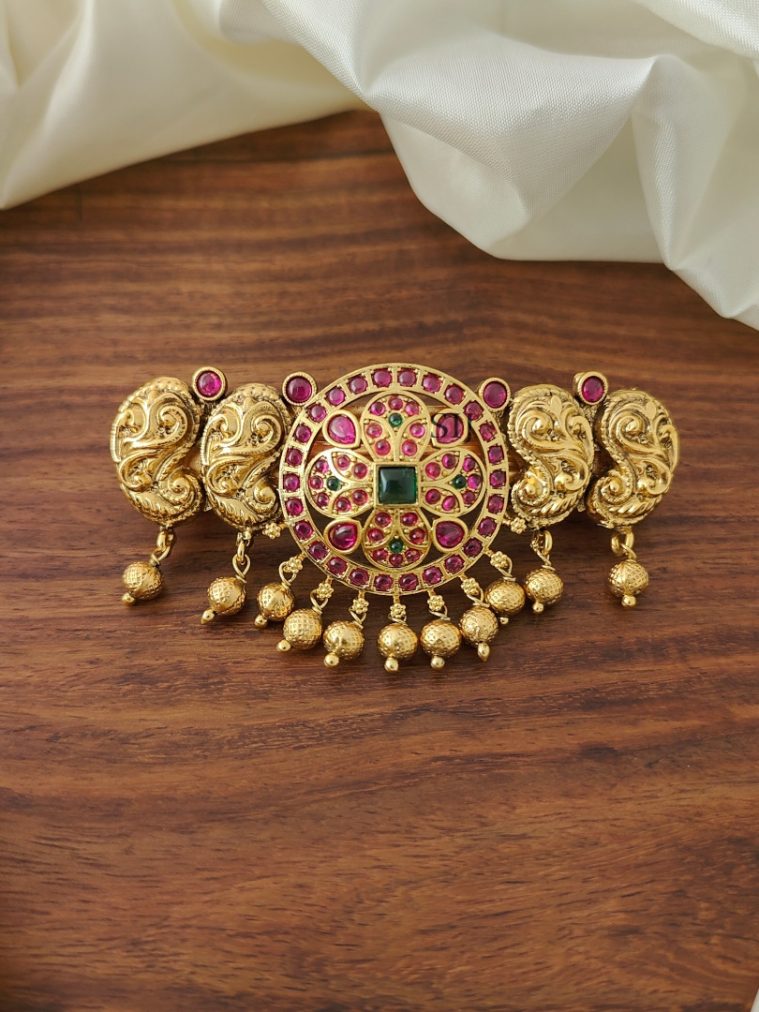 Floral Design Kemp Stone Hair Clip