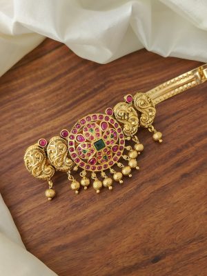 Floral Design Kemp Stone Hair Clip