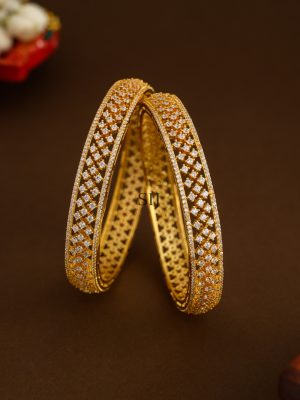 Gold Plated AD Stones Bangle