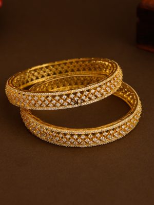 Gold Plated AD Stones Bangle