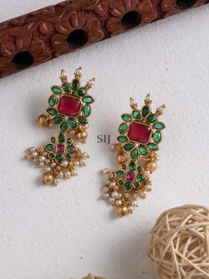 Guttapusalu Green with Ruby Haram