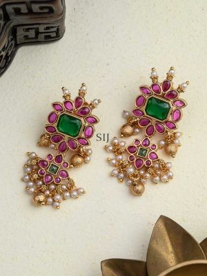 Guttapusalu Ruby with Green Haram