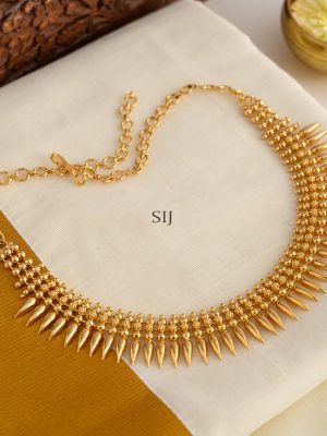 Kerala Style Mulla Mottu Necklace