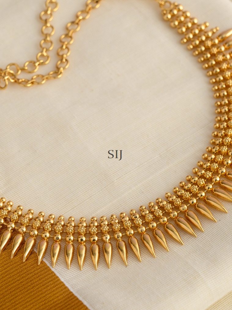 Kerala Style Mulla Mottu Necklace