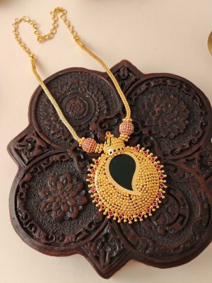Mango Design Palakka Necklace