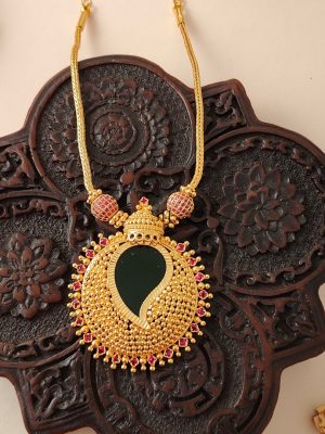 Mango Design Palakka Necklace