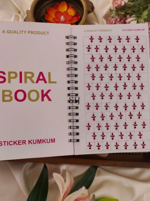 Maroon Plain Kalyanam Bindi Book