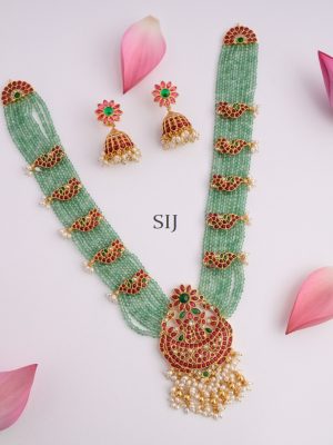 Mint Green Beaded Non Idol Haram