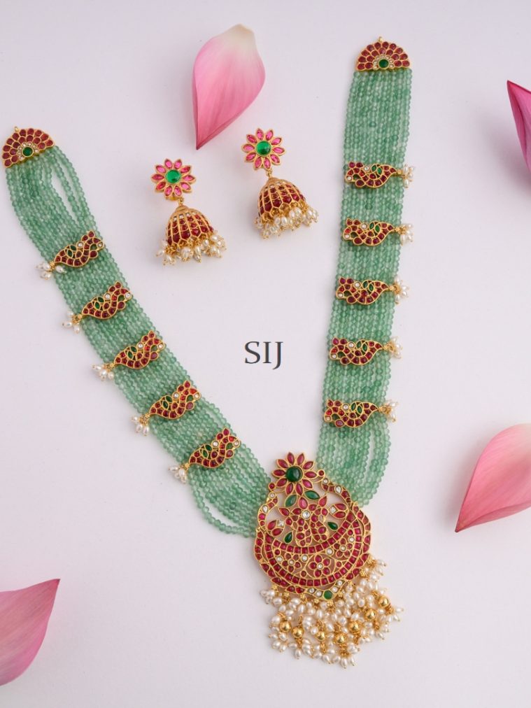 Mint Green Beaded Non Idol Haram