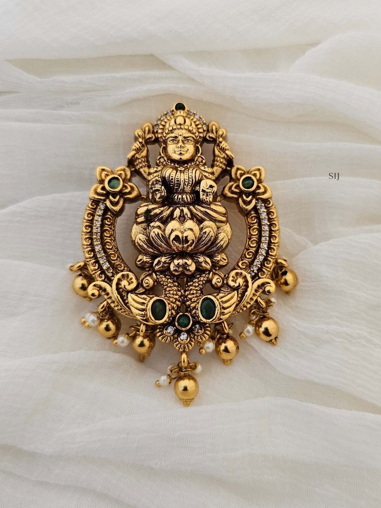 One Gram Gold Mahalakshmi Bridal Jadai Billai