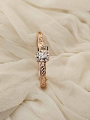 Imitation CZ Stones Openable Bracelet