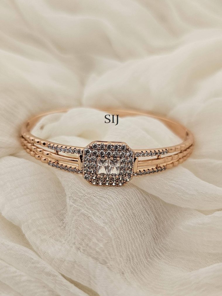 CZ Stone Fancy Openable Bracelet