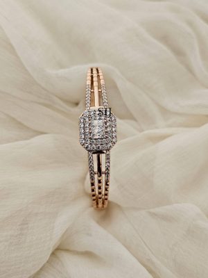 CZ Stone Fancy Openable Bracelet