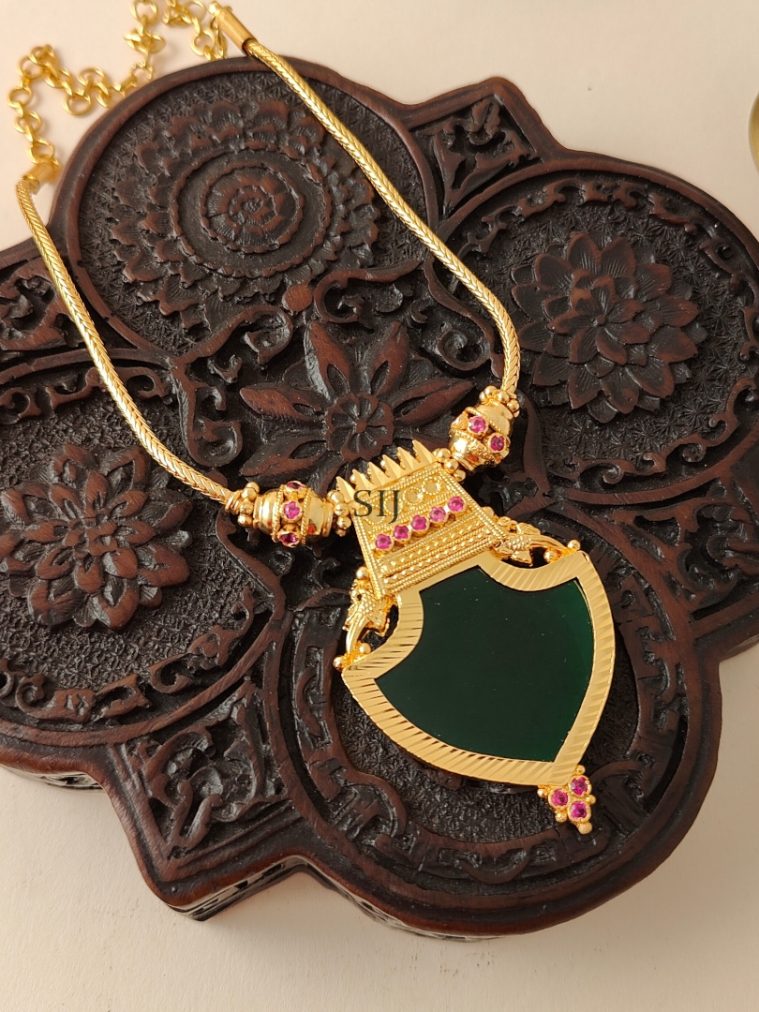 Temple Design Kerala Style Palakka Necklace