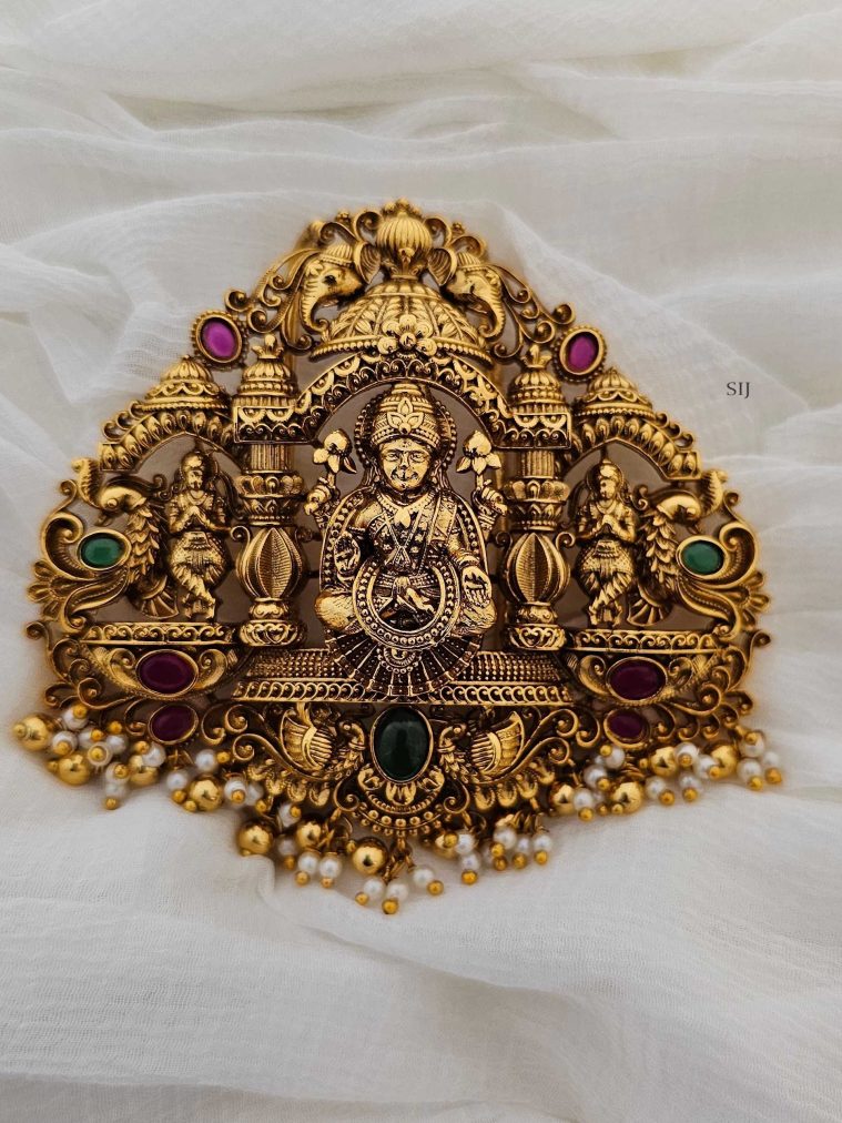 Temple Lakshmi Devi Bridal Jadai Billai
