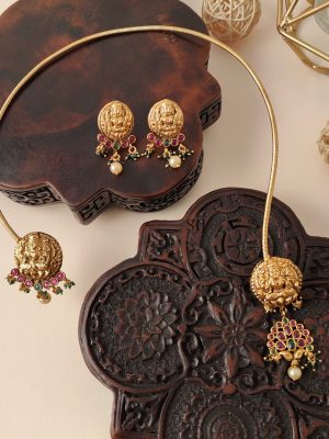 Temple Lakshmi Hasli Necklace