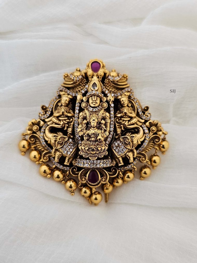 Temple Lord Balaji Bridal Jadai Billai