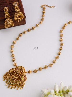 Traditional Gold Finish Lakshmi Haram