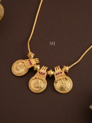 Traditional Kerala Style Lakshmi Coin Necklace