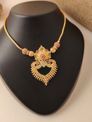 Traditional Kerala Style Palakka Necklace