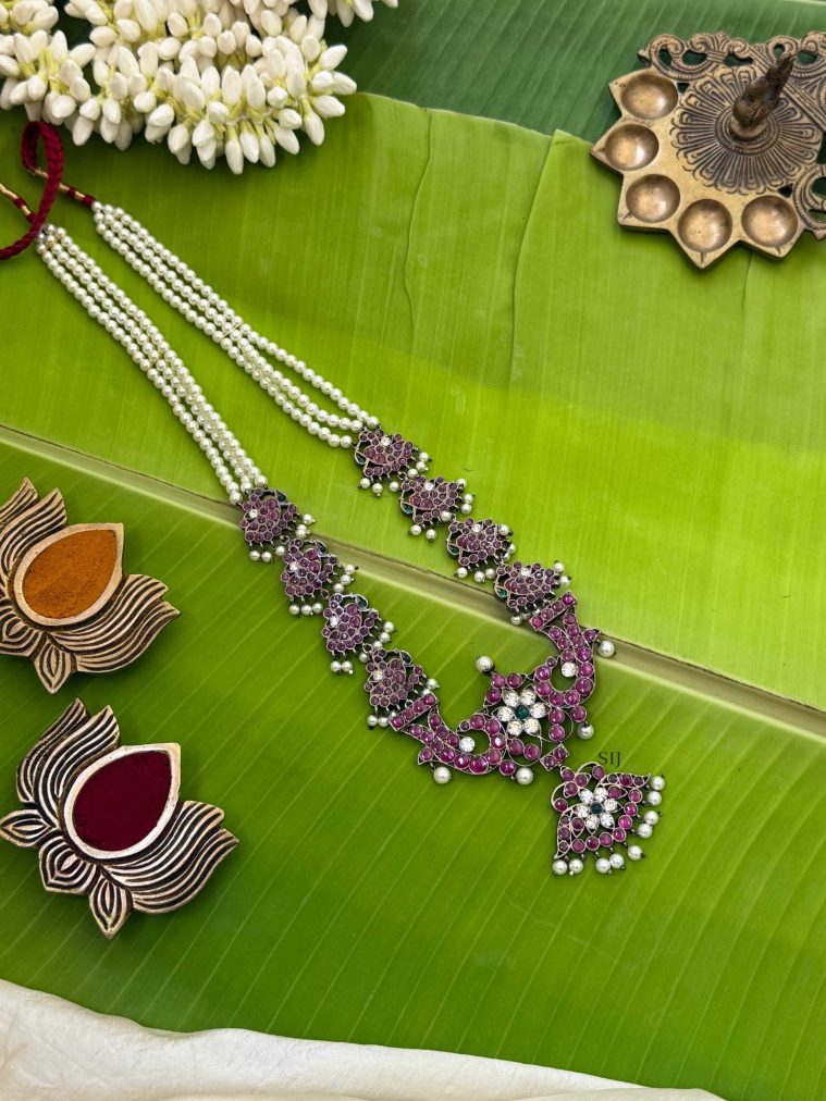 Traditional Precious Black Polish Kemp Pearl Peacock Long Haram