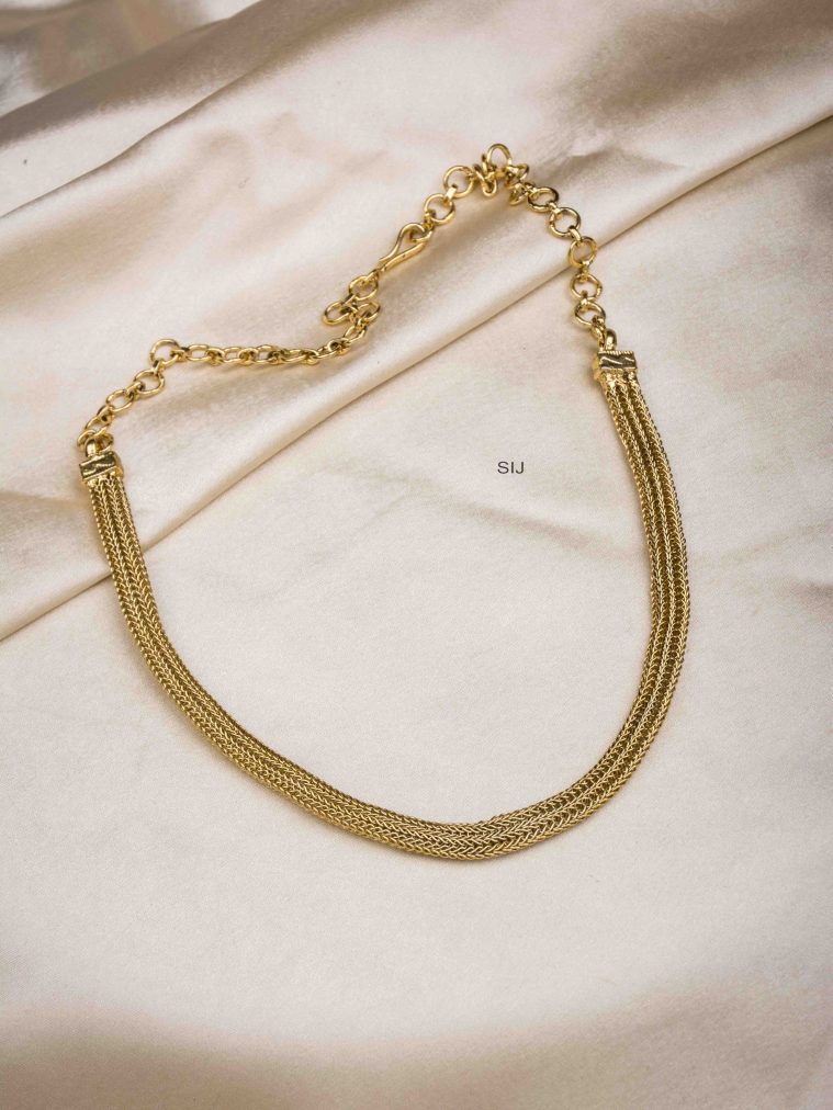 Antique Finish Simple Daily Wear Chain